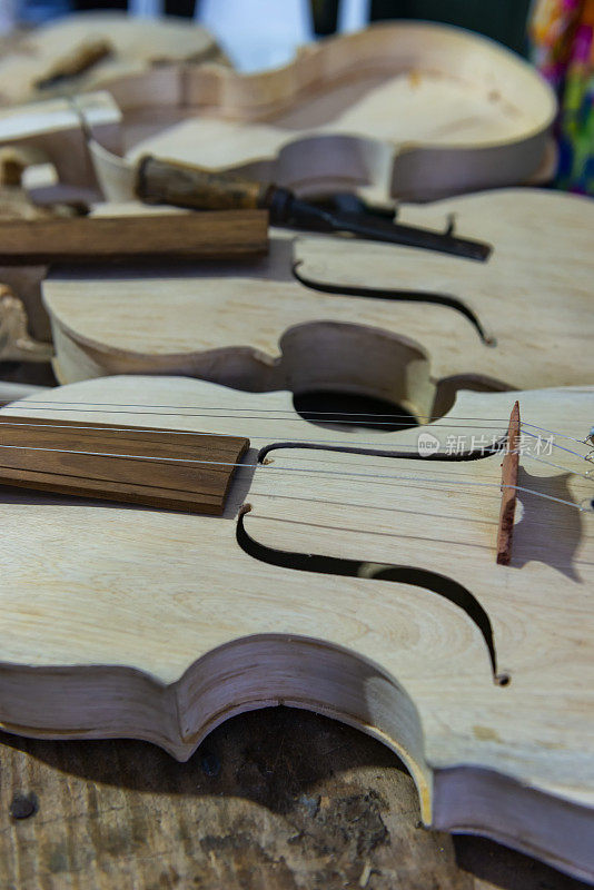 Fandango文化-乐器- Rabeca传统-手工乐器- Caiçara音乐-小提琴